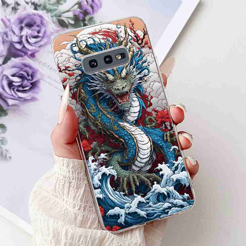 For Samsung Galaxy S10e Case SM-G970 Fashion Bow Flower Soft Silicone TPU Cover For Samsung S10e S10E SM-G970F 5.8" Phone Casing