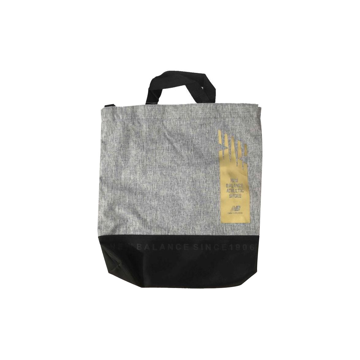 New Balance Logo Print Snap Closure Daily Commuting Fabric Crossbody Shoulder Tote Bag Unisex bags Gray GC621171-GR Gray