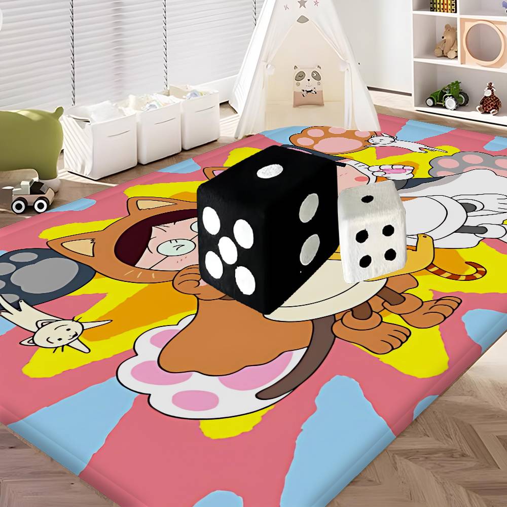 Catoon Chibi Maruko Chan Bathroom Mat Anti-slip Absorb Water Long Strip Cushion Bedroon Mat Welcome Doormat
