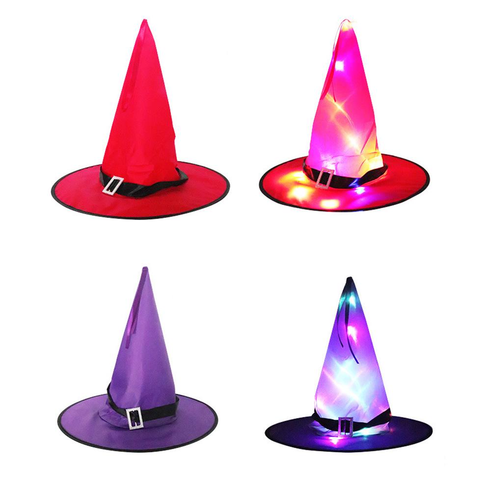 5x Halloween Witch Hats LED String Lights Light Up Outdoor Hanging House Decor