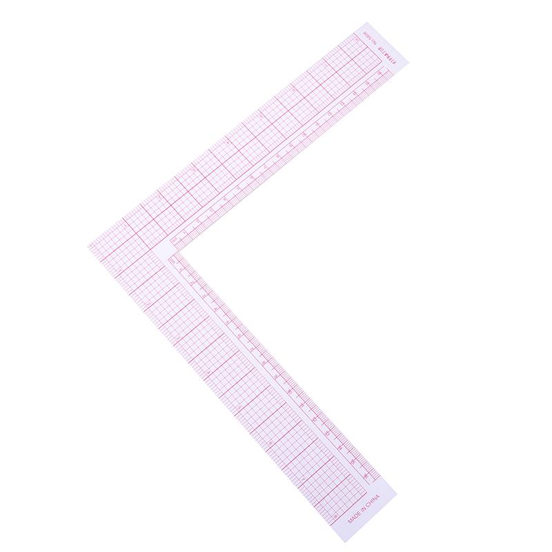 Garment Cutting Plastic L Shape Ruler For Sewing Accessories Patchwork Tools