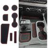 TOPTALL 7PCS Console Liners Compatible With -2026 Chevy Silverado/GMC Sierra 1500 & Refreshed 1500 Models, Premium Rubber Non-Slip Cup Holder Mats,