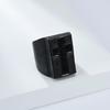 Gothic Punk Men's Ring Oversized Stainless Steel Cross Signet Ring Hip Hop Streetwear Statement Jewelry Bold Gothic Ring for Him