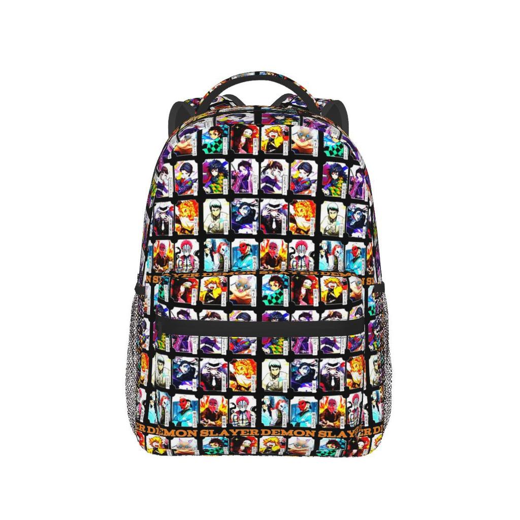 Demon Slayer Anime Backpack Tokitou Muichirou Print Student School Bag Teen Girls Travel Rucksack Casual Daypack Mochila Gift