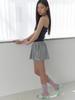 Eopegsyeon Dalia Flare Skirt Pants (Gray)