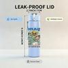 1PC Drain Retro Comic Colorful Collage Print 750ml Portable Sports Water Bottle Leakproof Gym Outdoor Travel Drink Cup
