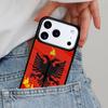 Albanien Flagge Schutzhülle für iPhone 16e 15 14 13 12 17 Pro Max Plus Air 17pro Hülle Coque