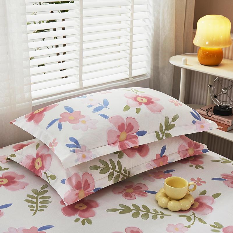 Baumwolle Kissenbezug 2 Stück Blumen Kissenbezug Bettwäsche Dekorative Kissenhülle Kissenbezug Bezug Nordisch Sling Kissenbezüge 48x74cm 2pcs
