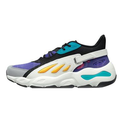 Li Ning Butterfly New York Fashion Week Trendy Versatile Non-Slip Lightweight Low-Top Dad Shoes Men Sneakers White Purple AGLP087-1