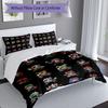 3pcs UFO Robo Grendizer3 pattern bedding set duvet cover set includes duvet cover &pillowcases, perfect all season bedroom decoration & gift