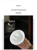 Ice Jade Mutton Fat Jade White Porcelain Tea Set with Enamel Painted Hydrangea and Sancai Gaiwan