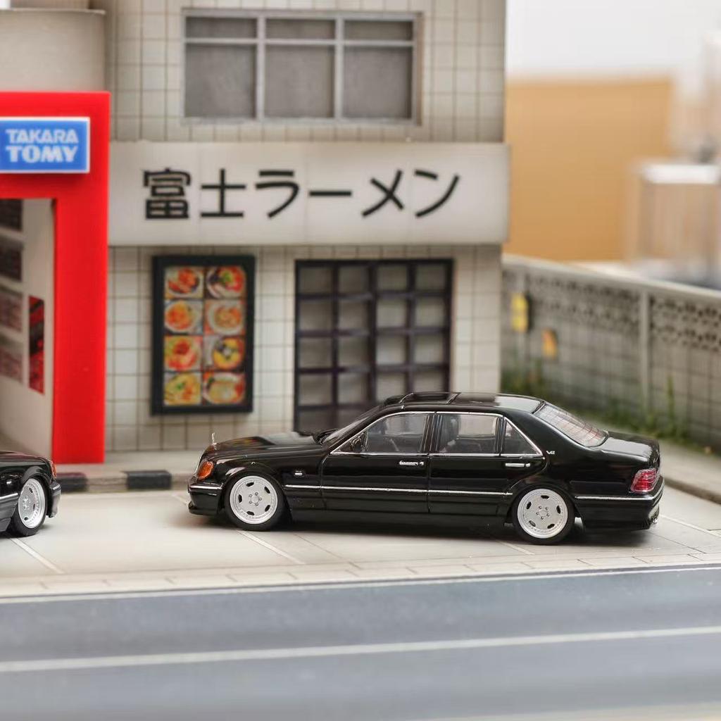 Sw 1:64 Mercedes Benz W140 S600 Black Limited Edition Model Car