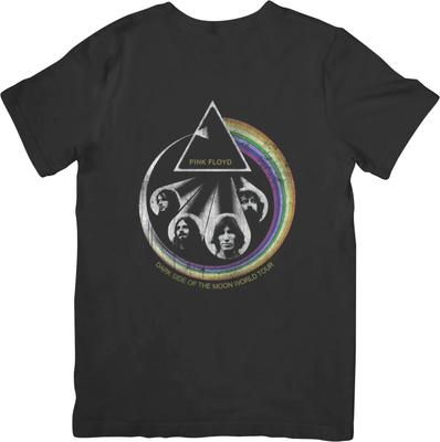 Pink Floyd 1 Musik Unisex Passform für Männer & Frauen Qualitäts-Baumwoll-T-Shirt Schwarz