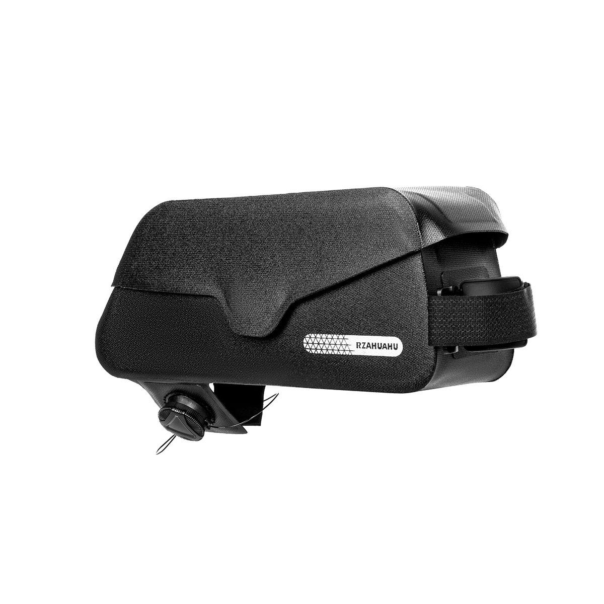 

Mountain bike upper tube bag waterproof wind breaking large capacity road bike riding accessories 23*7.4*10.3 чёрный
