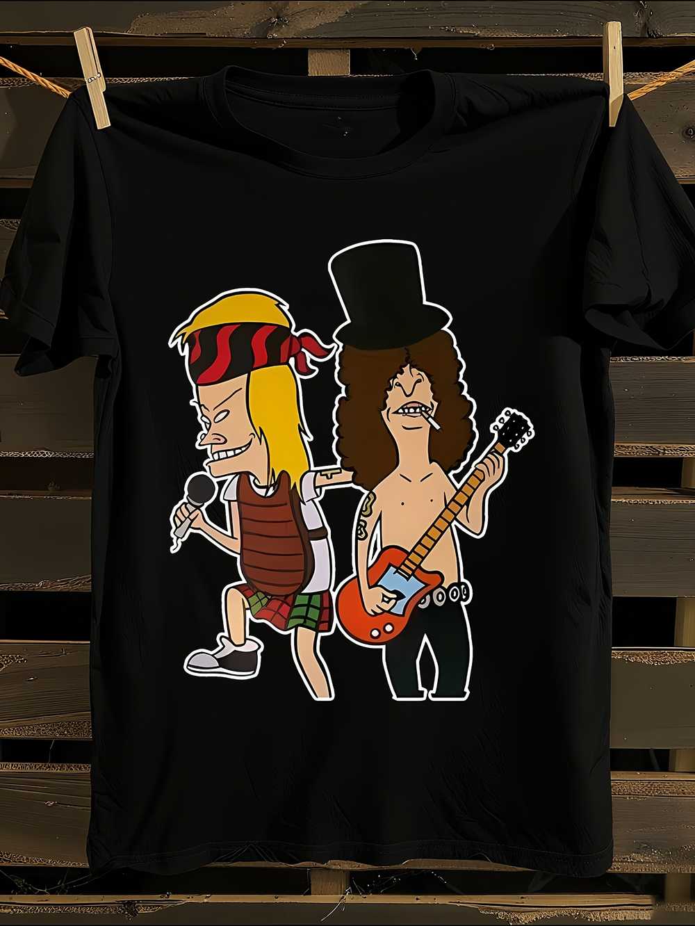

Beavis & Butt-Head Graphic T-Shirt Mens Tshirt Womens Tshirts with Letters Print Short Sleeves T-Shirt Casual Street Tee Shirt Top XXXXL