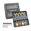 Reindeer-Themed 304 Stainless Steel Coffee and Dessert Mixing Spoon Gift Set In Cute Christmas Box