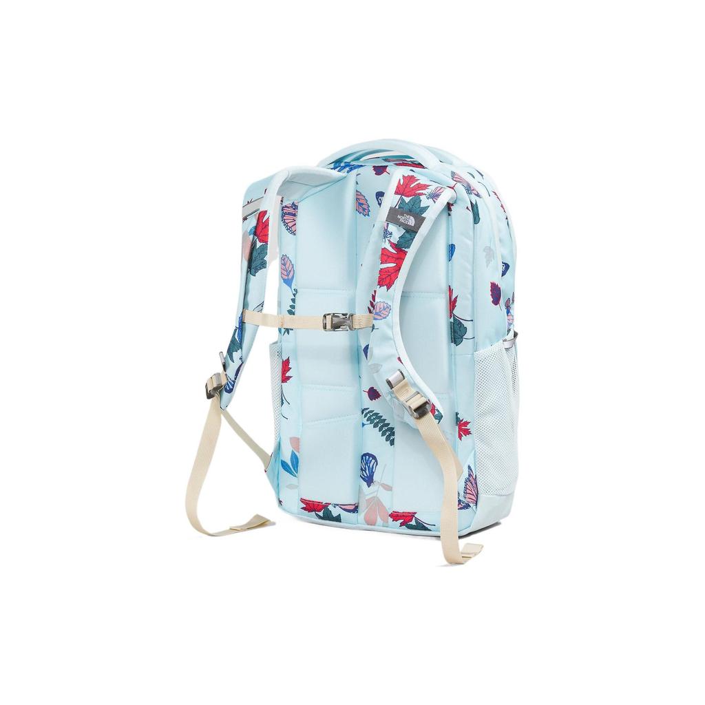 The North Face 22L Leaf Butterfly Print Zipper Backpack Women Backpack Blue NF0A3VXGO60