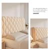 Lux Quilted Bed Headboard Cover: Thick, Soft Padding for Wood Backrest – Universal, All-Season Dust Cover.