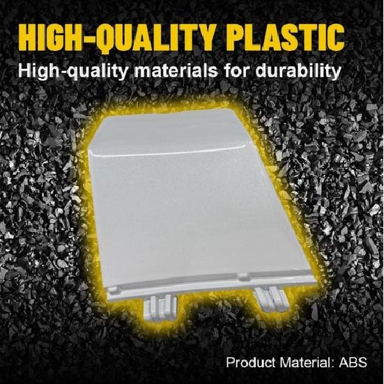 For Mitsubishi Outlander -2024 Pearl White Front Bumper Tow Hook Cover Cap