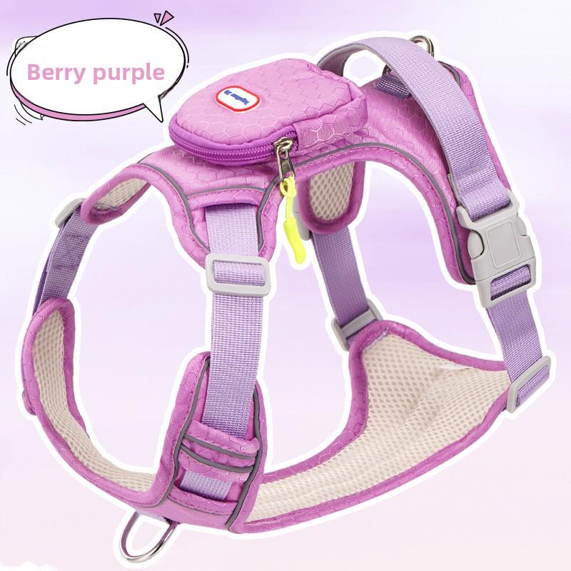 

Dog Leash, Anti-breakaway Large Dog Chest Strap, Reflective Medium and Large Dog Leash, Outdoor Dog Walking Leash XL фиолетовый