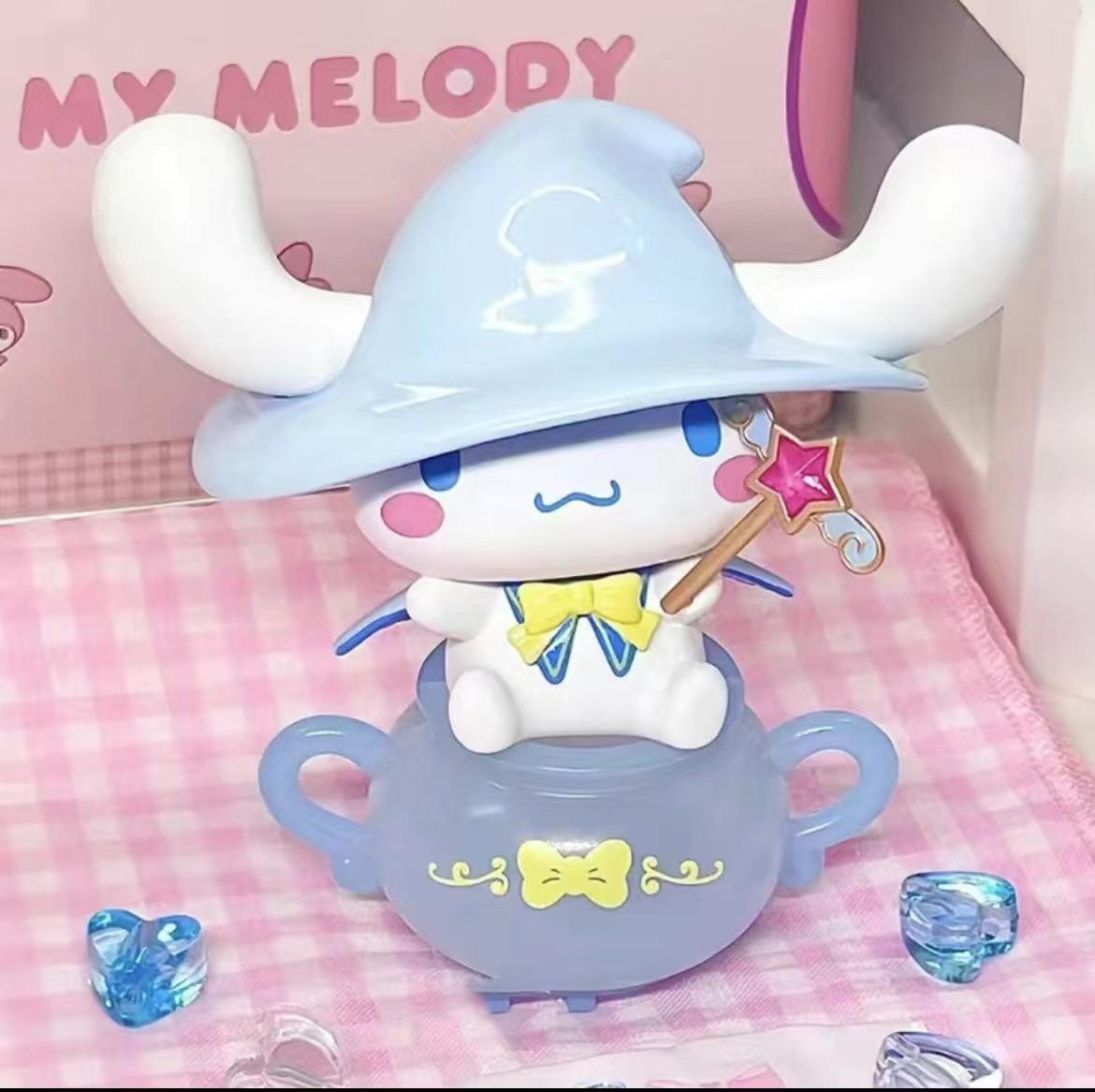 

Sanrio Blind Box Cartoon Kuromi Doll Lucky Divination Anime Series Action Figure Model Child Toy Desktop Decor Birthday Gif Poseable Articulated Scale