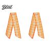 Festival Ribbon Sash Fall Scalloped Wreath for Front Door 55 Inch Plaid Gingham Autumn Thanksgiving Harvest Yard Porch Doorway Indoor Outdoor