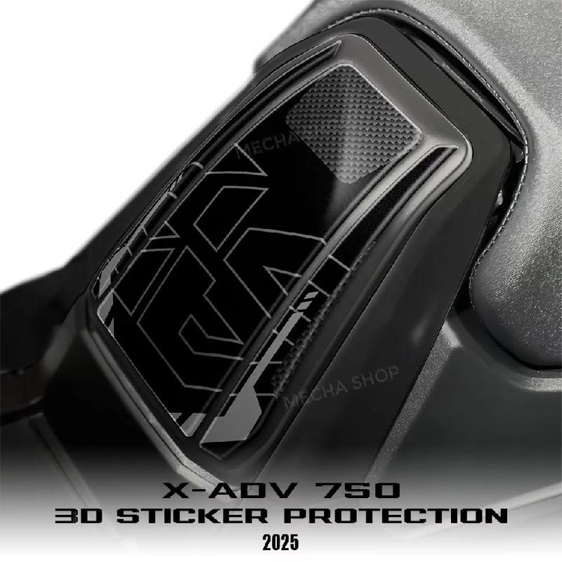 For XADV 750 X-ADV 750 2024 Xadv 750 2025 Tank Door Sticker 3D Resin Decal Protection Kit