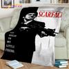 Scarface 3D Classics Movie Tony HD Blanket,Soft Throw Blanket for Home Bedroom Bed Sofa Picnic Travel Office Cover Blanket Kids