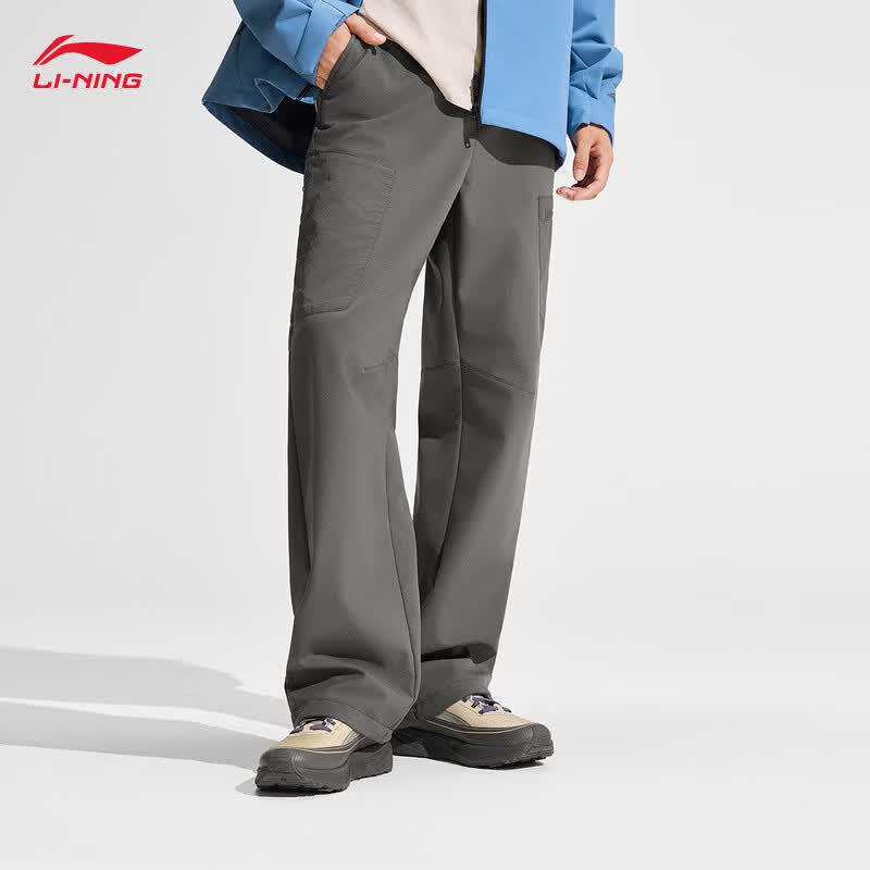 Li-Ning Men s AYKV585 Water-Repellent Softshell Pants L