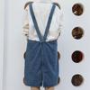 1pc Premium Denim Apron - Heavy-Duty Cotton Canvas, Stain-Resistant, Adjustable Bib Waist - Perfect for Kitchen Cooking, Baking,