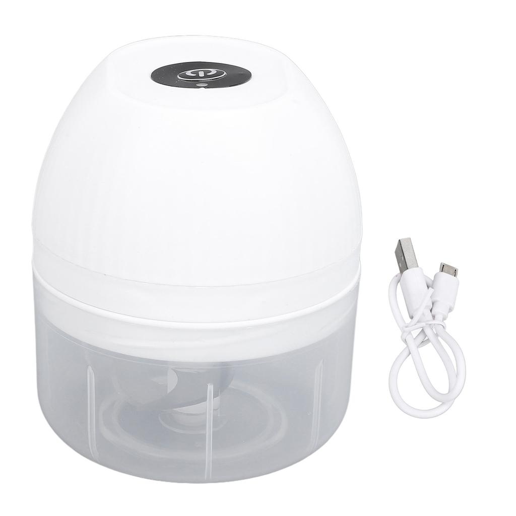 Elektrischer Mini-Knoblauchhacker, 250 ml, kabellos, multifunktional, für die Küche, Gemüse, Zwiebeln, Fleischwolf, tragbar