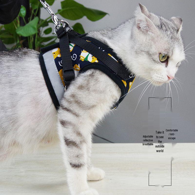 Escape-Proof Outdoor Cat Leash and Harness