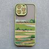 Retro Countryside Scenery Painting Phone Case For iPhone 15 14 13 12 11 Pro Max Mini 16 Pro Max Plus XR XS X SE2 7 8 Plus Covers