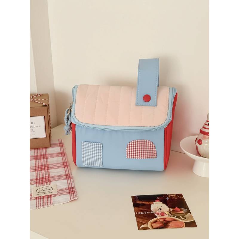 House Toiletry Bag With Large Capacity And Zipper Closure For Travel Or Home Storage