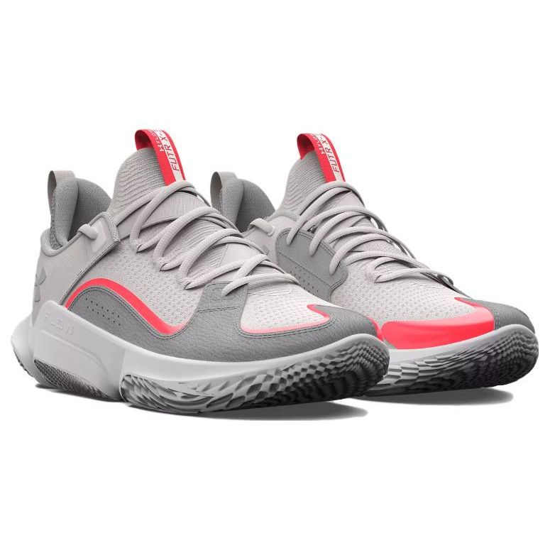 Under Armour Flow FUTR X 3 Mod Šedá Beta Unisex Tenisky Bílo-Hlína 3026630-101