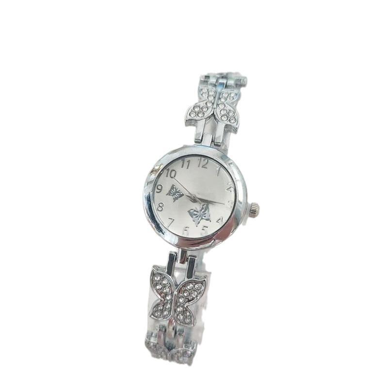 Korean Version of Butterfly Diamond Women's Watch Niche Light Luxury Female Student Bracelet Watch