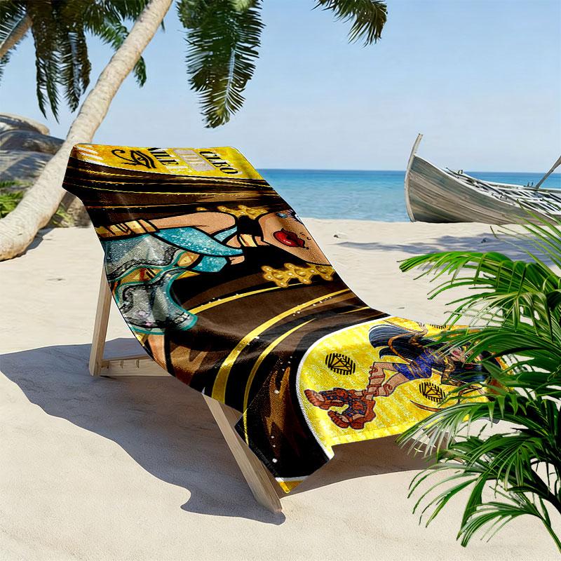 Cleo de Nile Print Beach Towel, Large Soft Quick Dry Towel for Beach Camping Swimming