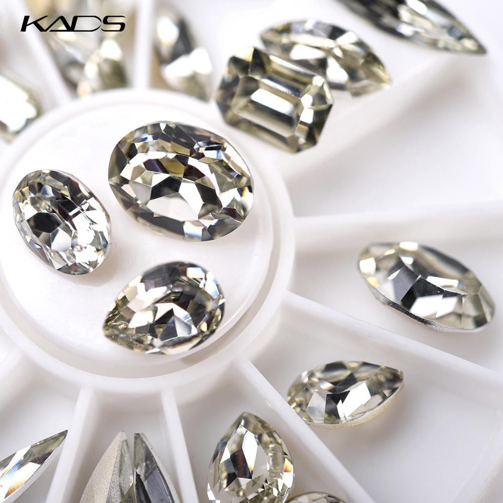 kads Nail Art Rhinestone  Nail Art Decorations Crystal Glitter Rhinestone Nails Accessories Nail Art