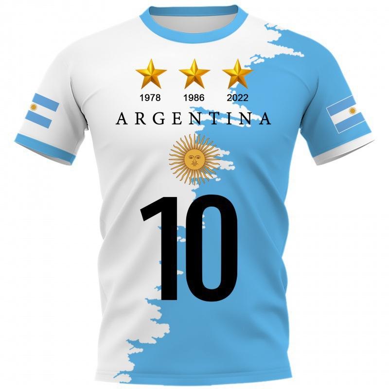 Summer Short Sleeve Football T-shirt Men Sports Casual Outdoor Daily T-shirt Fashionable Comfortable Loose Soft Breathable T-shirt
