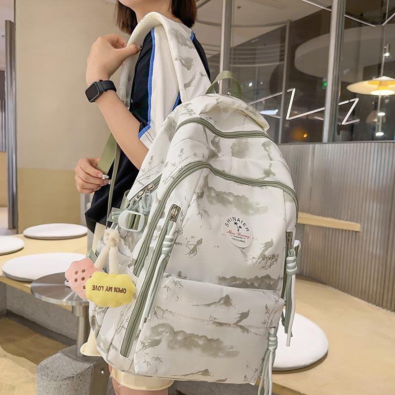 School Bag for Children, Primary School Students, Girls, High-value Junior High School Students, Two-piece Backpack, Fashion Backpack Bag