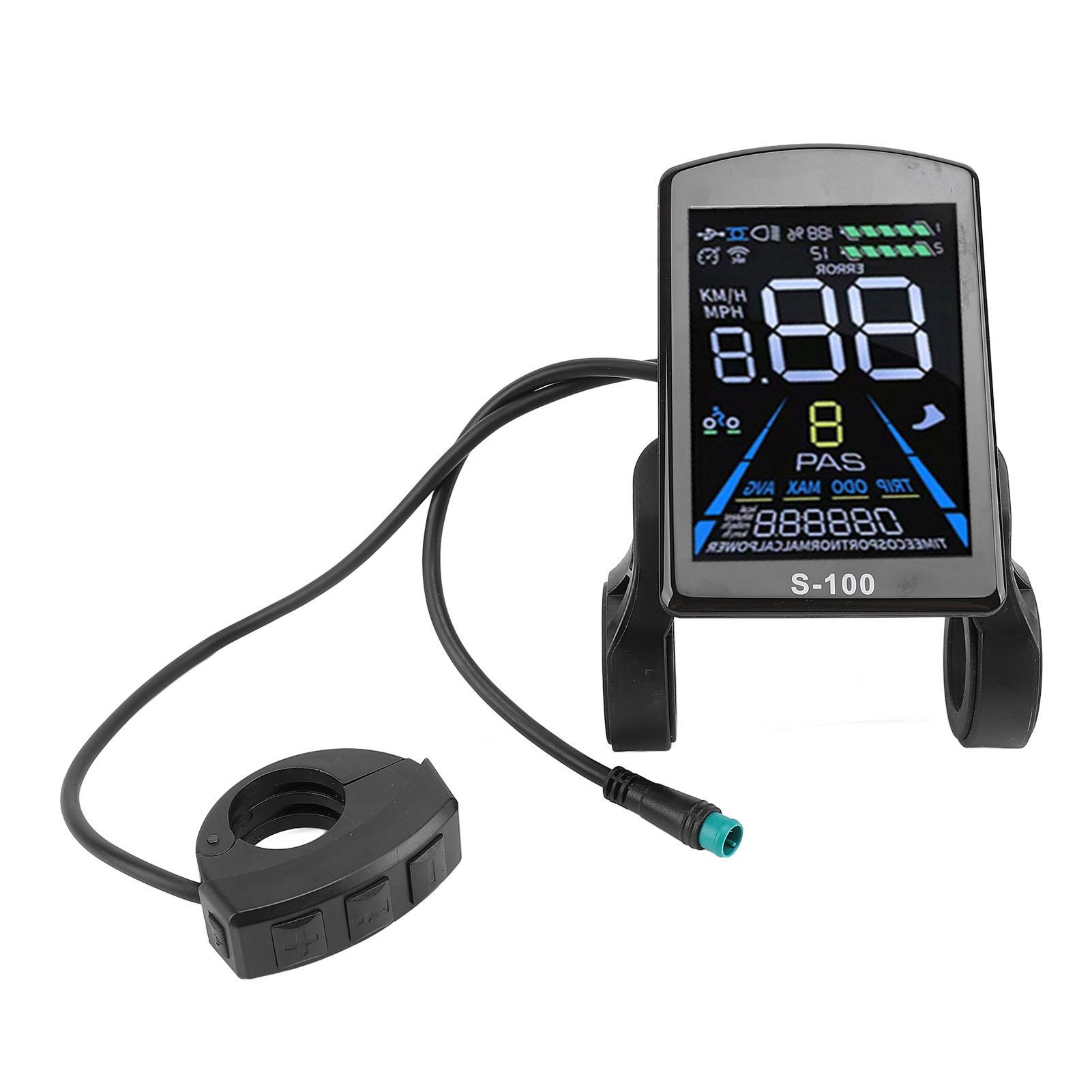 

Electric Cycle Conversion Kit 22A 36V 48V Motor Controller S100 Color Display Assist Sensor Throttle Kit for 500W Motor