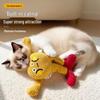 Kitten and Puppy Teasing Catnip Plush Toy - Machine Washable, Interactive Self-Play for Boredom Relief.