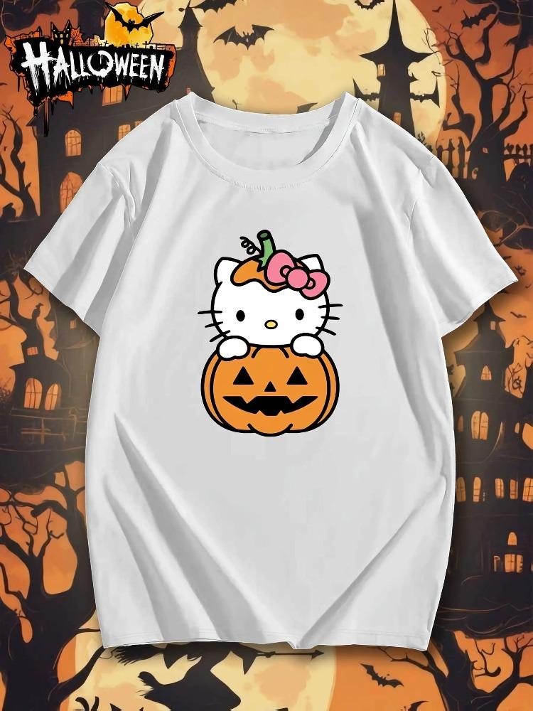 Hello Kitty Pumpkin Halloween T-shirt XXXL