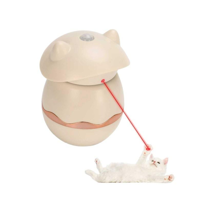 Automatic Laser Cat Toy Intelligent Sensing Infrared Cat Toys Electric 360° Rotation Interesting Design Pet Products Supplies