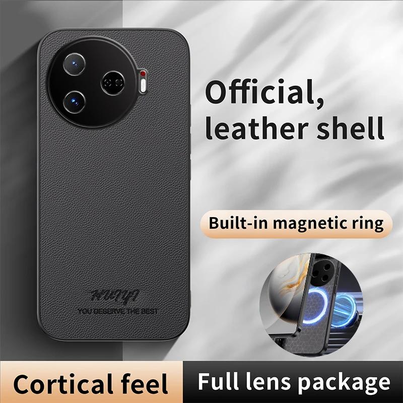 Luxury Business Leather Soft Frame Magnetic Cover For Infinix Tecno Camon 30 Pro Camon30Pro 5G Phone Cases Capa