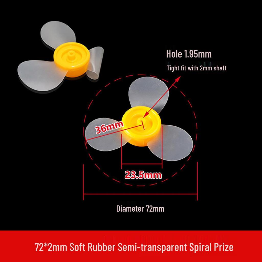 Cross-border DIY Remote Control Boat Model Motor & Propeller Set for Wind Power