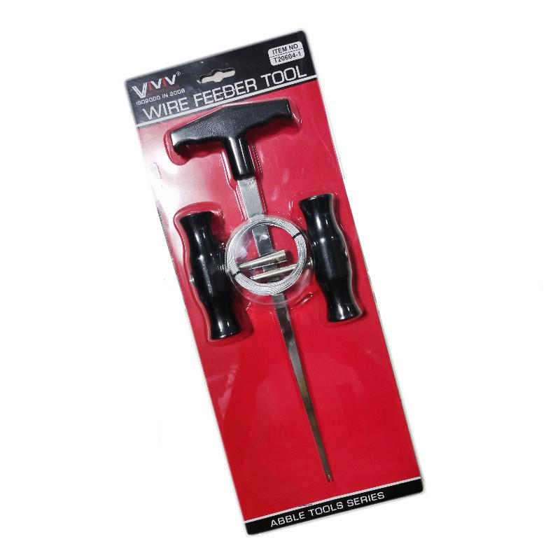 Car Windshield Removal & Installation Wire Saw Tool - Steel Wire Puller & Knife