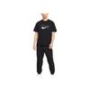 Nike Skin-Friendly Fashion Versatile Simple Short Sleeve T-Shirt Men Tops Black HJ3420-010
