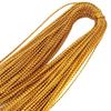 2pcs Non Stretch Metallic Cord String 1mm Thickness Jewelry Making Thread DIY Craft Cord  Hang Tags