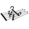 Multifunctional Super Practical Stainless Steel Tube Five In One Pants Rack Magic Pants Rack Space Hanger